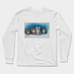 The Beauty Chorus by Louis Wain Long Sleeve T-Shirt